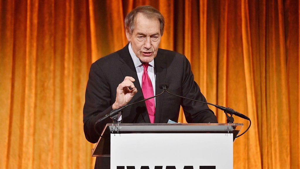 Uutiskanava CBS:n potkut saanut ruutukasvo Charlie Rose.