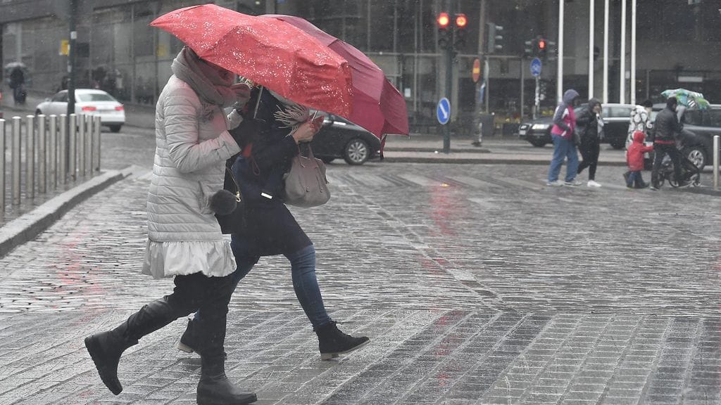 Helsingissä on tänä syksynä saatu nautiskella lähinnä tällaisista säistä.