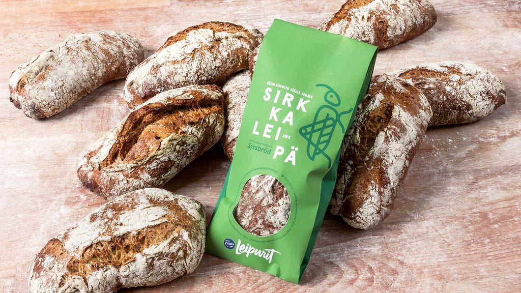 Fazer tuo ensimmäisenä maailmassa kauppoihin hyönteisistä valmistetun leivän.