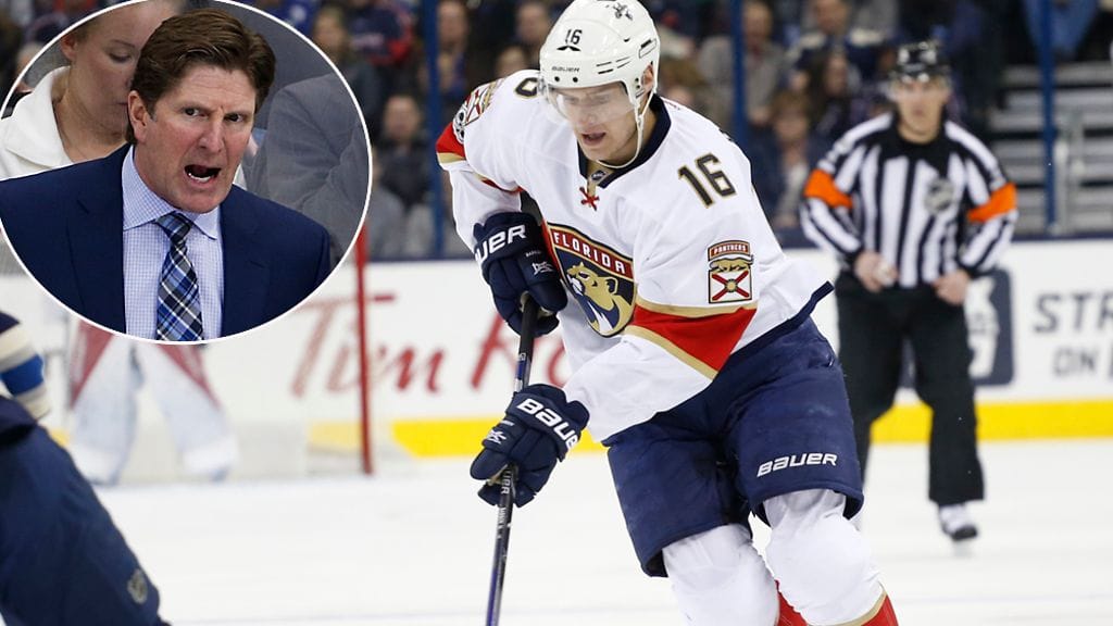 Mike Babcock tietää Aleksander Barkovin vaarallisuuden.