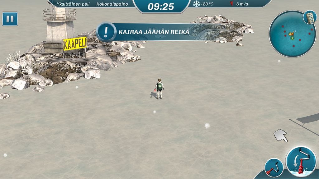 Ile Lakes -peli iOS-näkymä