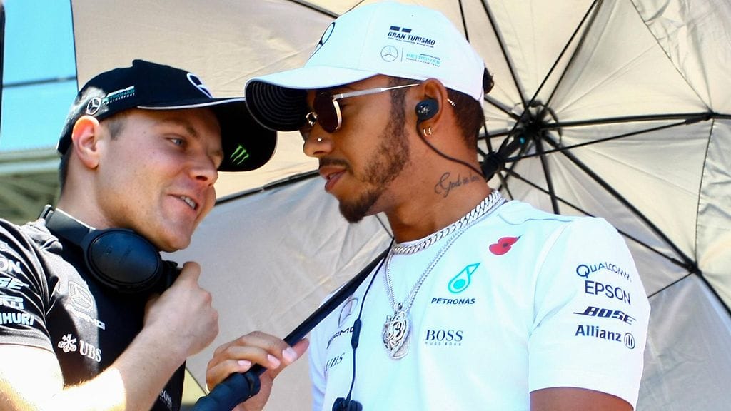 Valtteri Bottas ja Lewis Hamilton ovat tulleet tallikavereina hyvin toimeen.