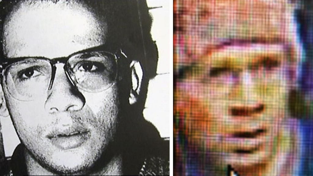 Abdelhakim Dekhar kuvattuna vuonna 1994 (vasemmalla) ja vuonna 2013.