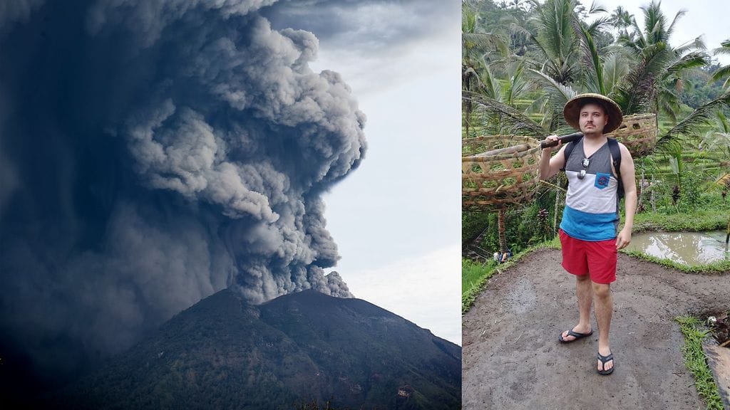 Pekkarinen lomailee saaren toisessa osassa, jonne vuorien ärhentelyt eivät juuri näy.