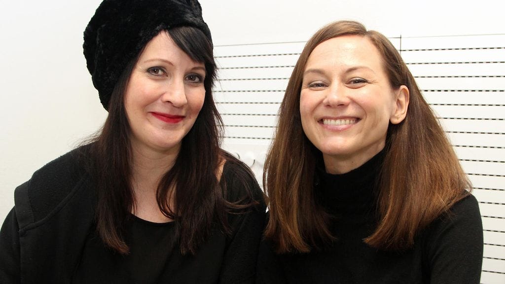 Ultra Bran laulajat Vuokko Hovatta ja Terhi Kokkonen marraskuussa 2017.