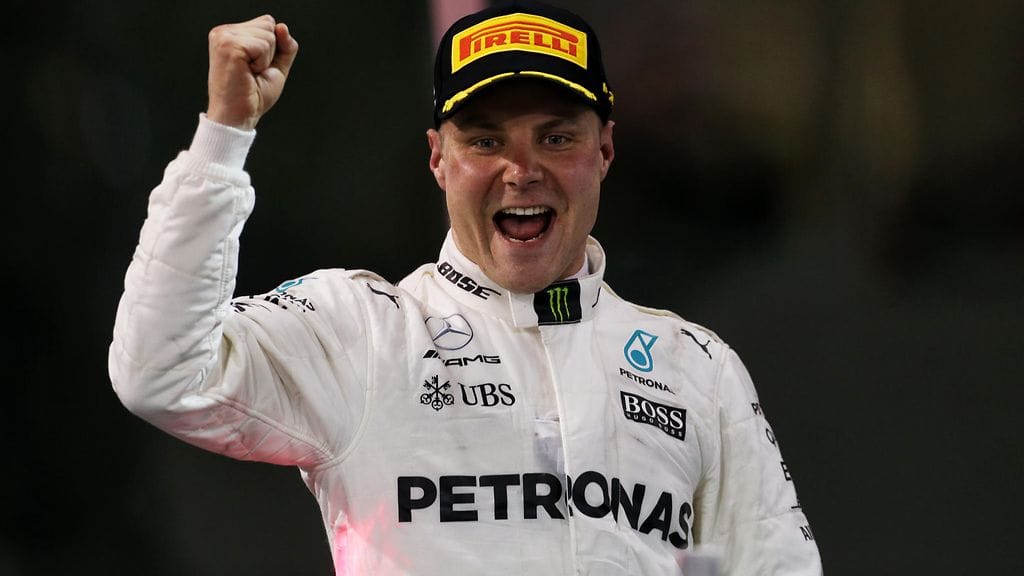 Valtteri Bottas voitti ensimmäisellä Mercedes-kaudellaan kolme osakilpailua.