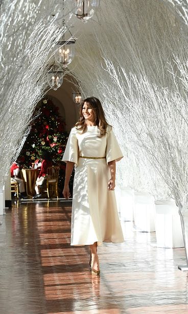 Melania Trump joulukoristelut 27.11.2017
