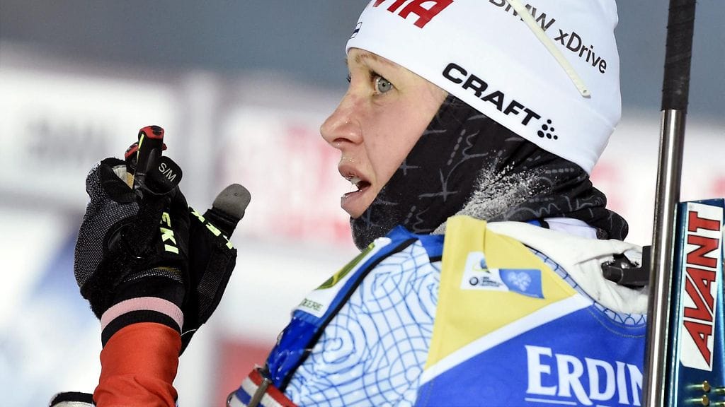 Pakkanen häiritsi Kaisa Mäkäräistä.