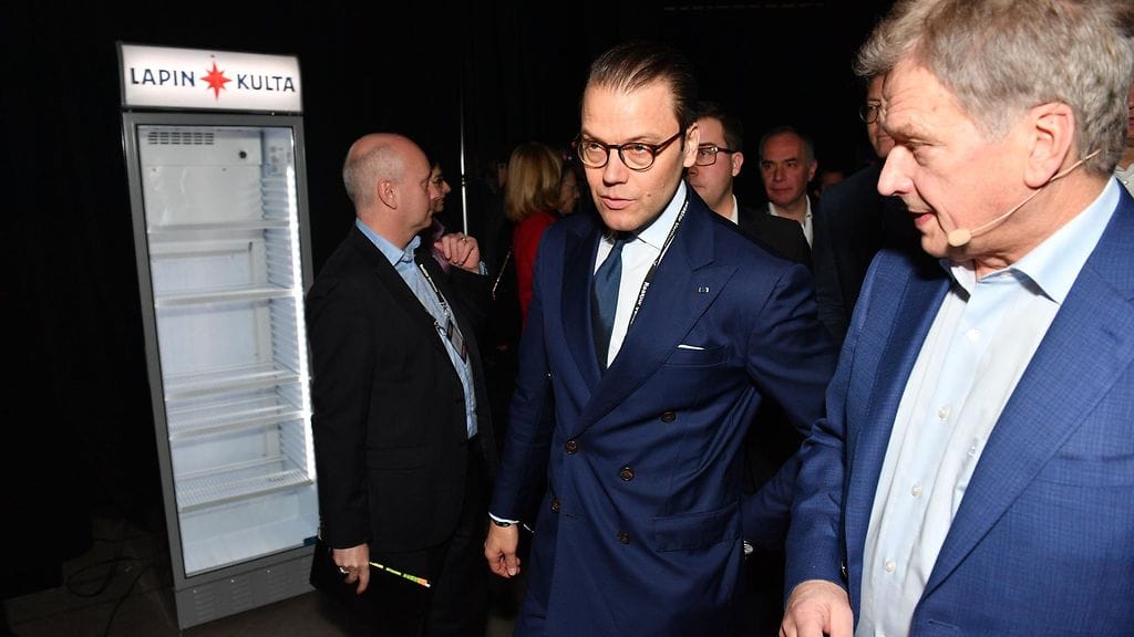 Prinssi Daniel ja Sauli Niinistö Slushissa 30.11.2017 1