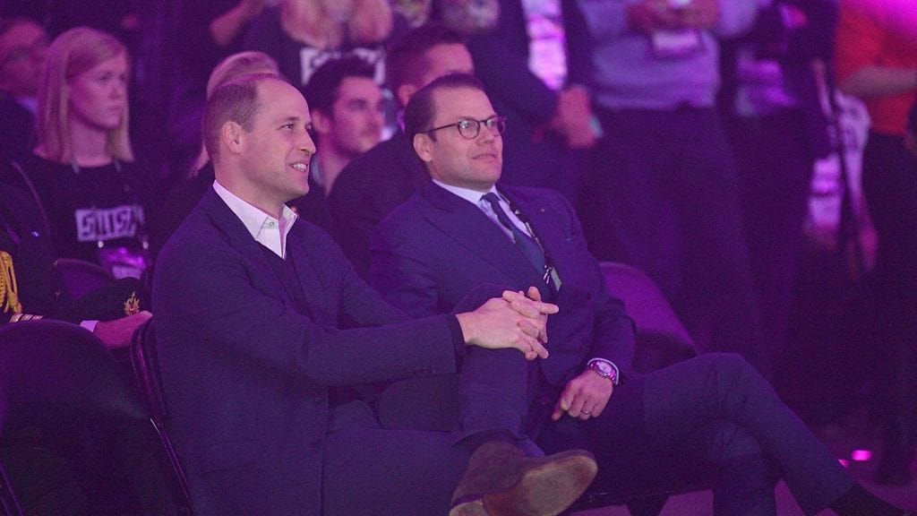 Prinssi William ja prinssi Daniel Slushissa 30.11.2017