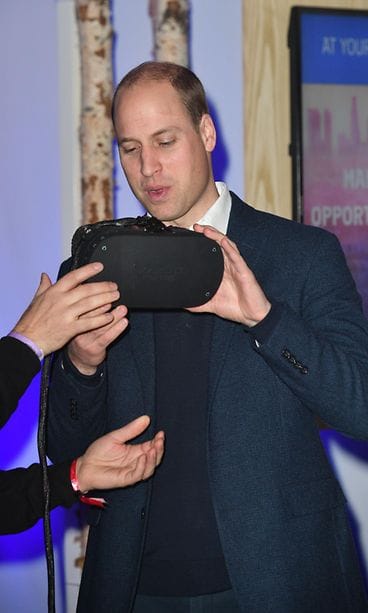 Prinssi William Slushissa 30.11.2017 VR-lasit 2