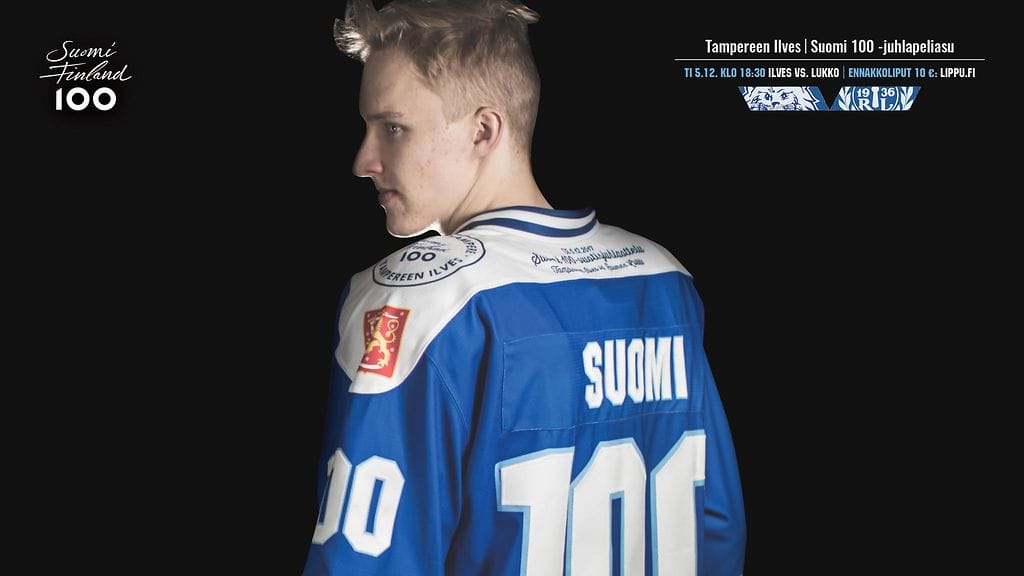 Eemeli Suomi pelaa Lukkoa vastaan poikkeuksellisesti numerolla 100.