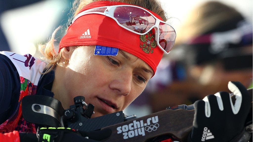 Olga Zaitseva Sotshin olympialaisissa 2014.