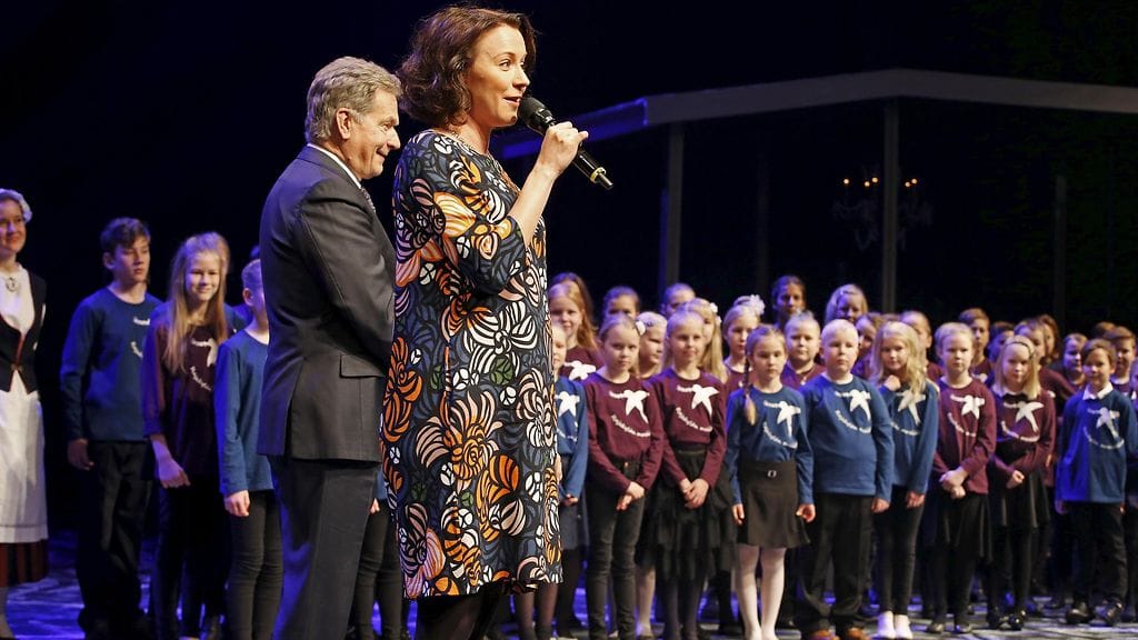 Jenni Haukio ja Sauli Niinistö Oulussa 2.12.2017 6