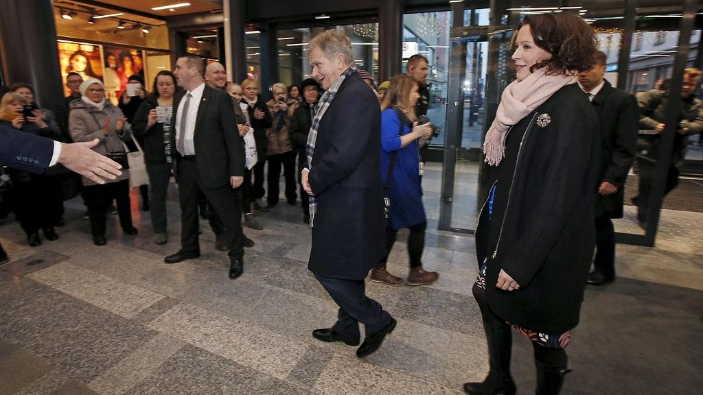 Jenni Haukio ja Sauli Niinistö Oulussa 2.12.2017 7