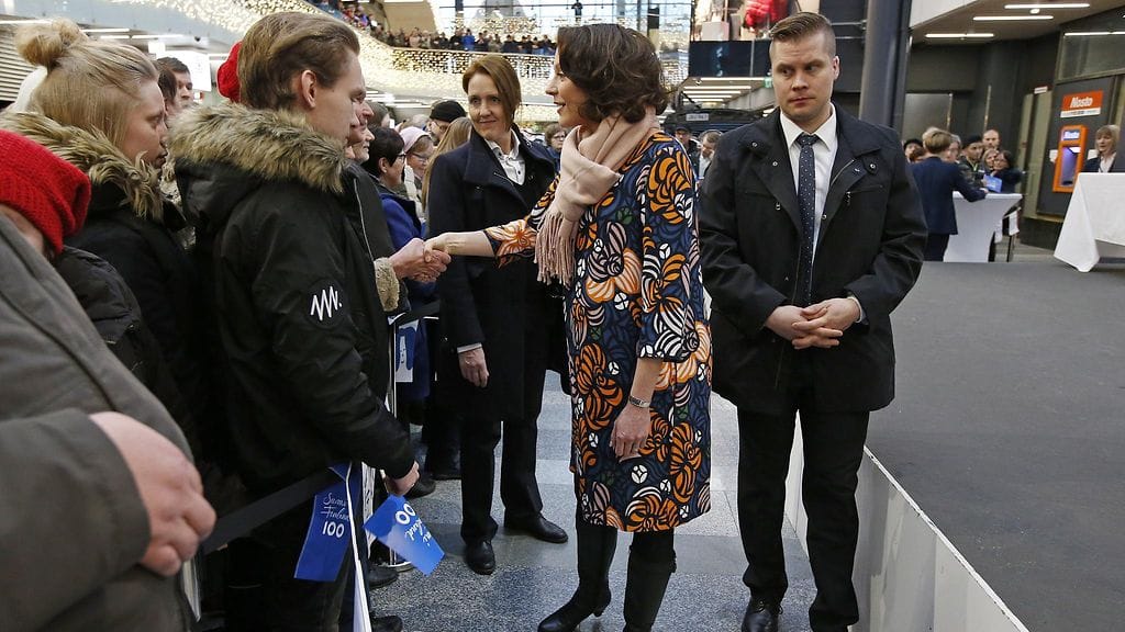 Jenni Haukio ja Sauli Niinistö Oulussa 2.12.2017 1