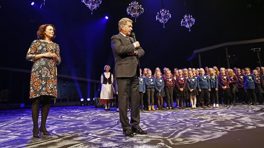 Jenni Haukio ja Sauli Niinistö Oulussa 2.12.2017 5