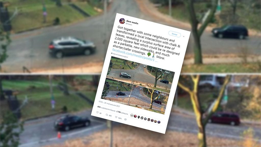 Kuvankaappaus Twitteristä.