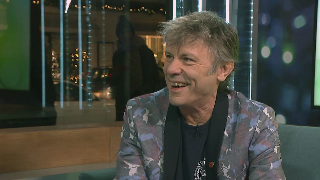 Bruce Dickinson Huomenta Suomessa 5. joulukuuta 2017.