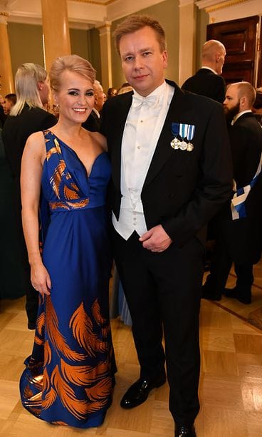 Satu Taiveaho ja Antti Kaikkonen Linnan juhlat