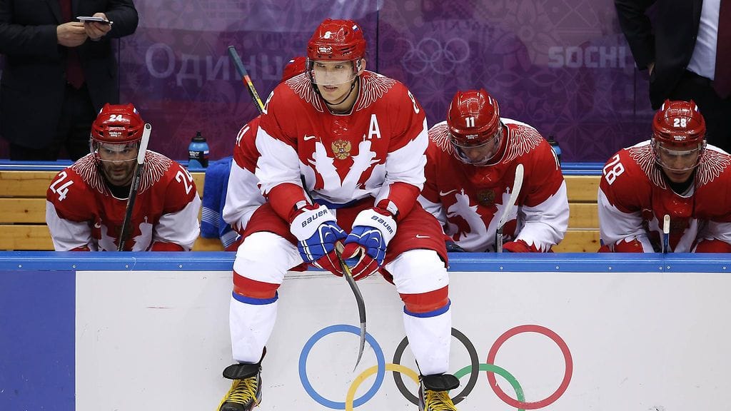 Aleksandr Ovetshkin Sotshin kisoissa 2014.