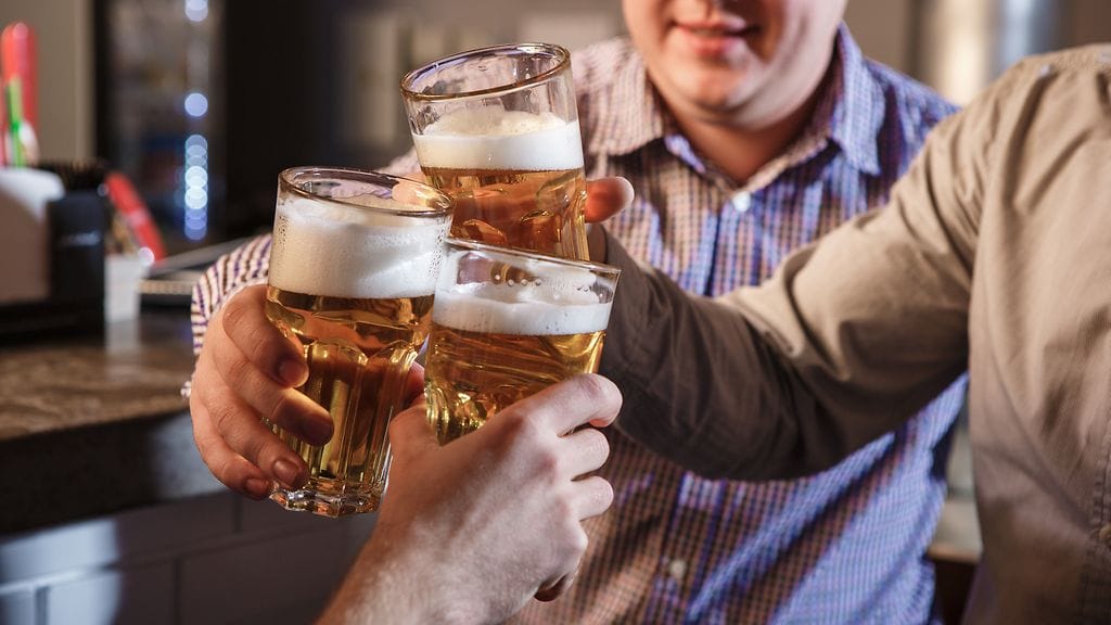 Yhdessä 4,7 desilitran kokoisessa oluttuopissa on noin 150 kilokaloria.