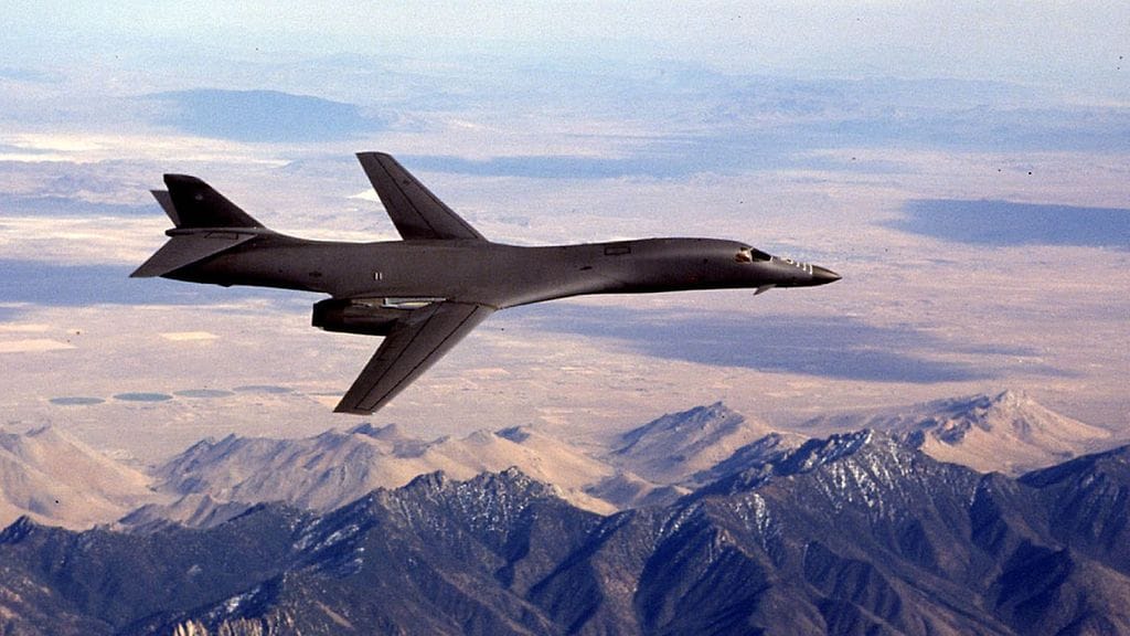 Arkistokuvaa. B1B-pommikoneet kuuluvat Yhdysvaltojen iskukykyisimpiin aseisiin.