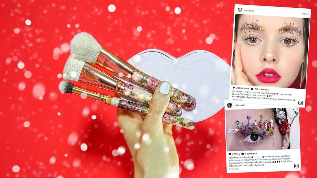 Tänä jouluna kulmakarvat pääsevät pääosaan.