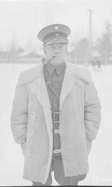 Kenraali Wallenius Rovaniemellä 07.01. 1940.