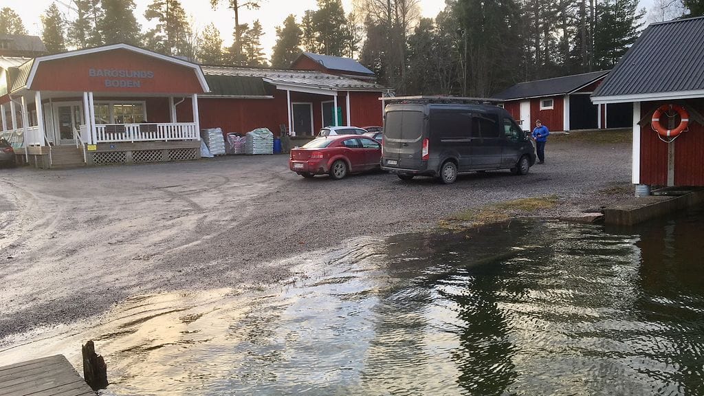 Inkoon Barösundissa merivesi oli tänään 60 senttimetriä keskiarvon yläpuolella.