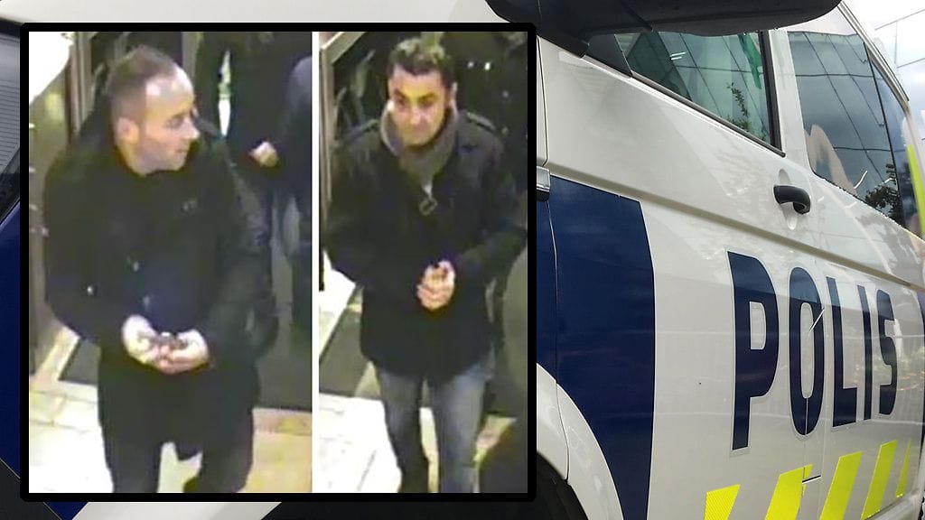 Lompakkovarkauksista epäillään kolmea miestä. Poliisi julkaisi sunnuntaina kahden epäillyn kuvat.