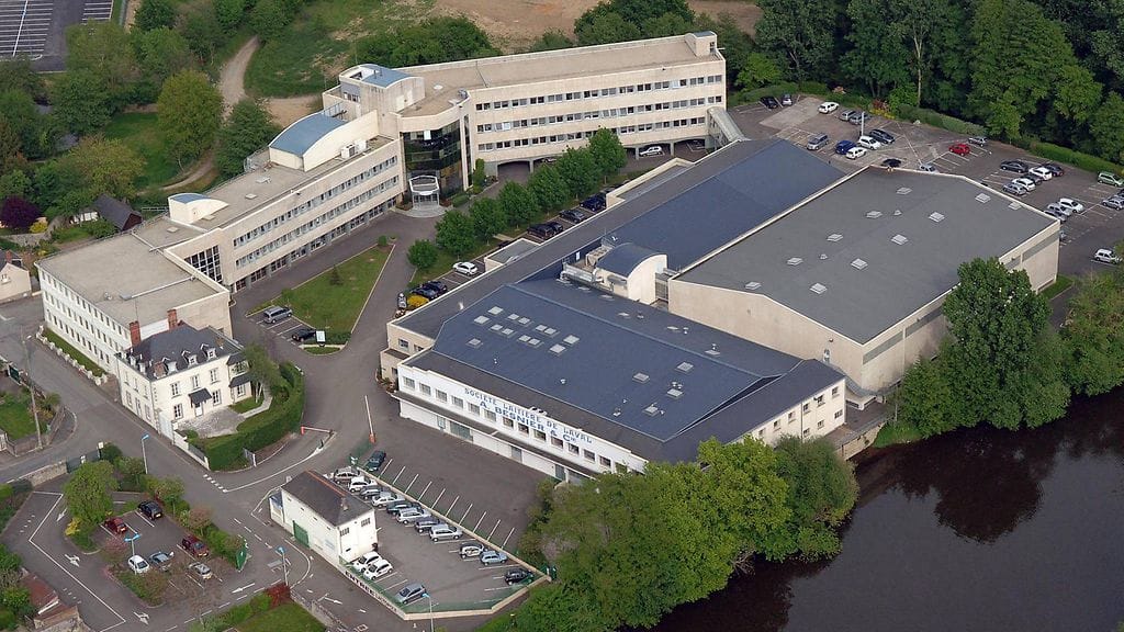 Meijeriyhtiö Lactalisin pääkonttori Lavalissa Ranskassa.