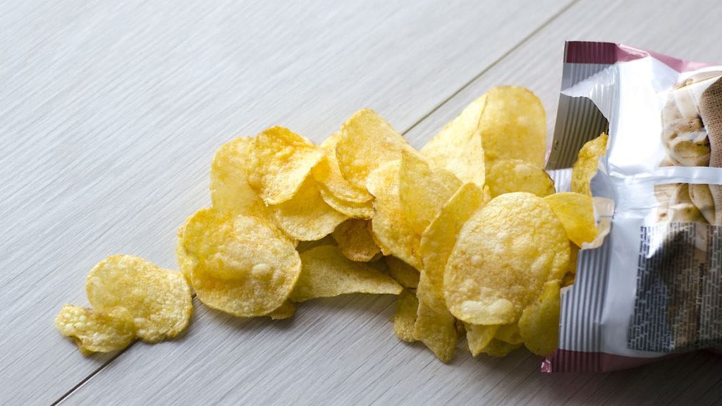 Jäikö sipsejä yli? Raksut kannattaa syödä nopeasti, mikäli pitää rapeudesta.