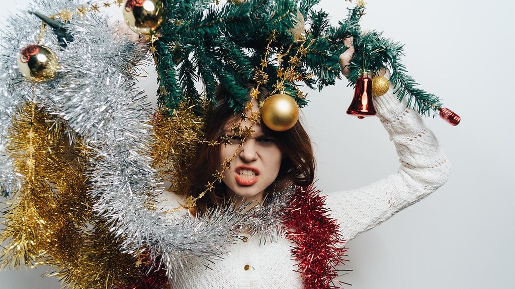 Joidenkin ihmisten kohdalla jouluvalmistelut voivat näyttää myös tältä.