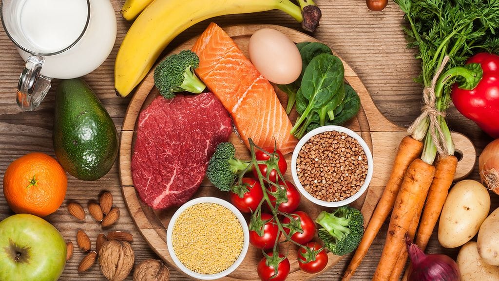 Ruokavalio on syytä pitää monipuolisena.