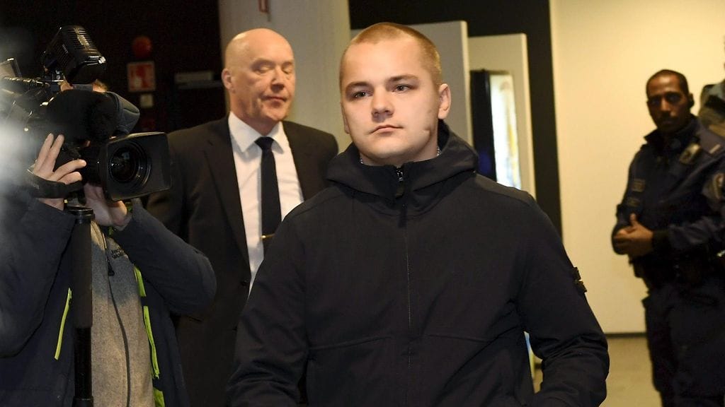 Asema-aukion pahoinpitelystä tuomittu Jesse Torniainen Helsingin käräjäoikeudessa joulukuussa 2016.