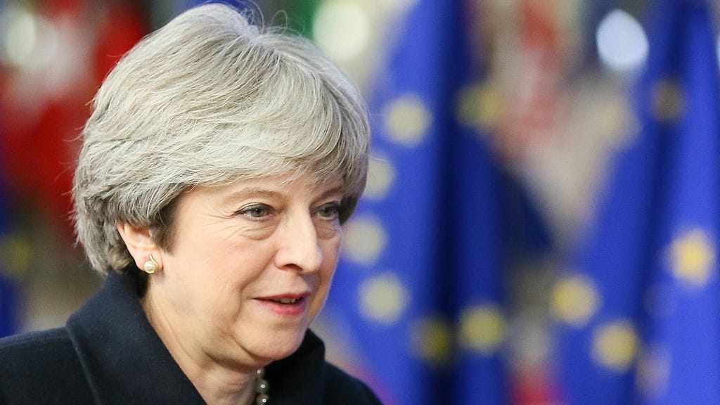 Ison-Britannian pääministeri Theresa May.