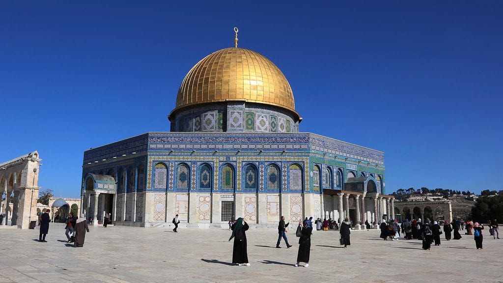 Al-Aqsan moskeija Jerusalemissa.