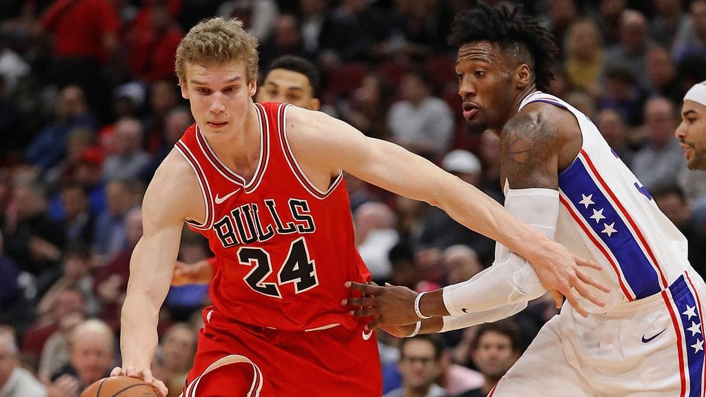 Lauri Markkanen upotti kymmenen pistettä.