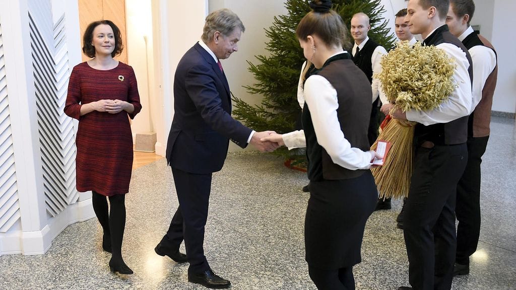 Sauli Niinistö Jenni Haukio joulutervehdys 19.12.2017 (1)