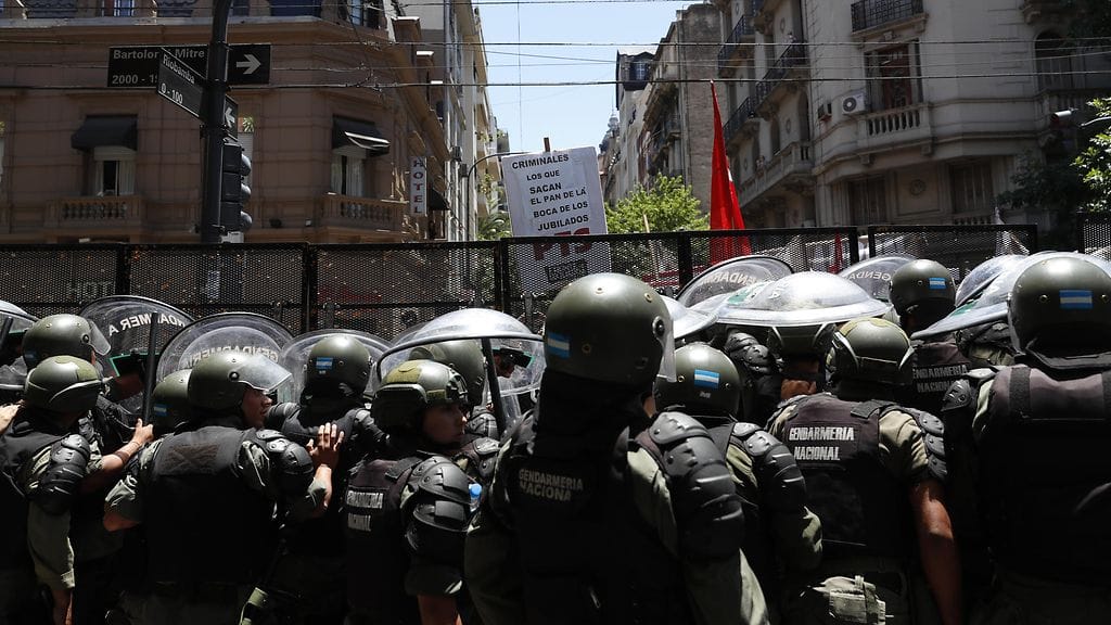 Kuvaa mielenosoituksista Buenos Airesista viime viikolla.
