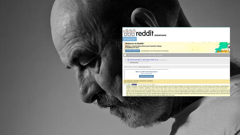Läheisen kuoleman joutuu jokainen jossain vaiheessa kohtaamaan.