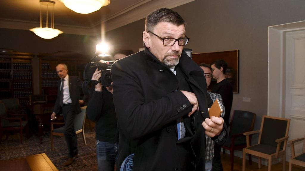 Matti Nissinen virkarikossyytteidensä käsittelyssä korkeimmassa oikeudessa (KKO) Helsingissä 15. marraskuuta 2017.