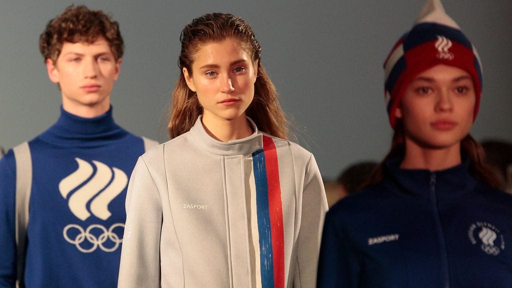 Näillä asusteilla Venäjän oli alun perin tarkoitus kilpailla vuoden 2018 olympialaisissa.