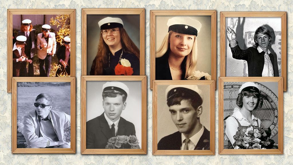 Presidenttiehdokkaiden ylioppilas- ja nuoruuskuvia. Tunnetko ehdokkaat kuvista?