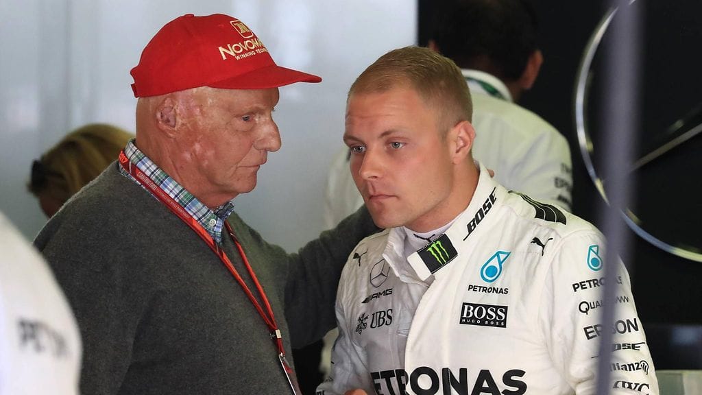 Niki Lauda on ilmaissut tukensa Valtteri Bottakselle aina selväsanaisesti.