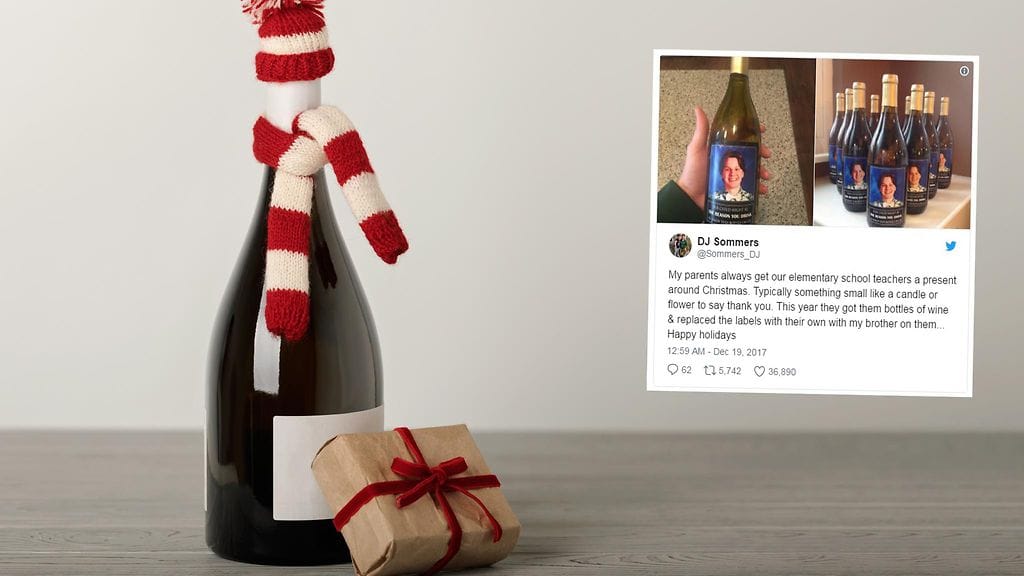 Tämä äiti ei selvästikään ota joulua liian vakavasti.