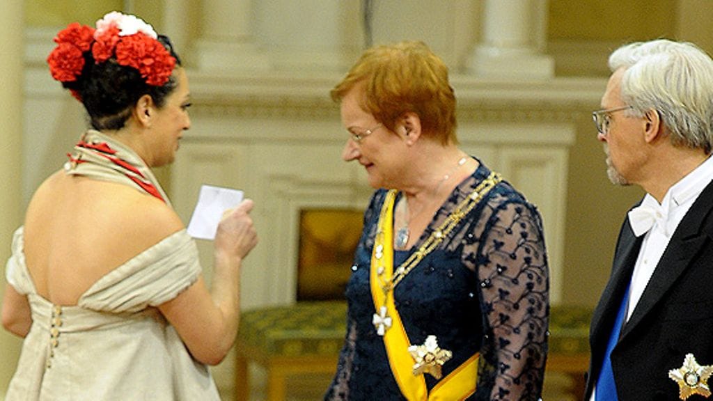 Umayya Abu-Hanna ja Tarja Halonen