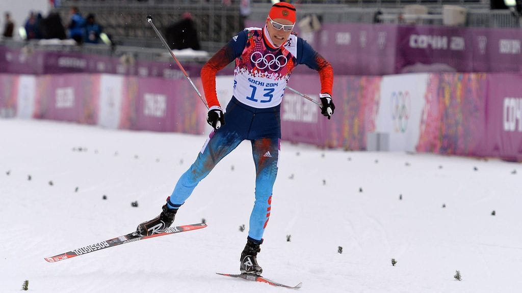 Nikita Krjukov Sotshin olympialaisissa vuonna 2014.