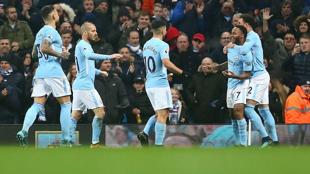 Manchester City on hurjassa iskussa.